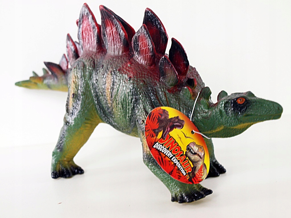 Olbrzymi GUMOWY DINOZAUR 39 cm figurka - obrazek 3