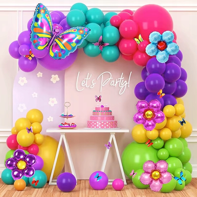 Balon foliowy MOTYL 49x76cm IMPREZA PARTY URODZINY - obrazek 3