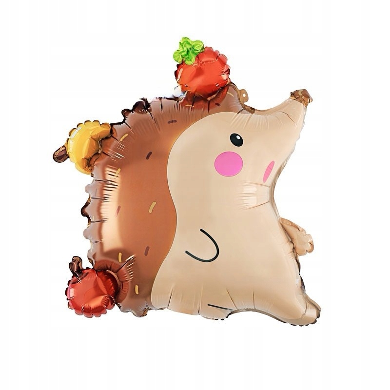 Balon foliowy Jeż 56×68 cm, urodziny, zwierzęta, las, ZOO