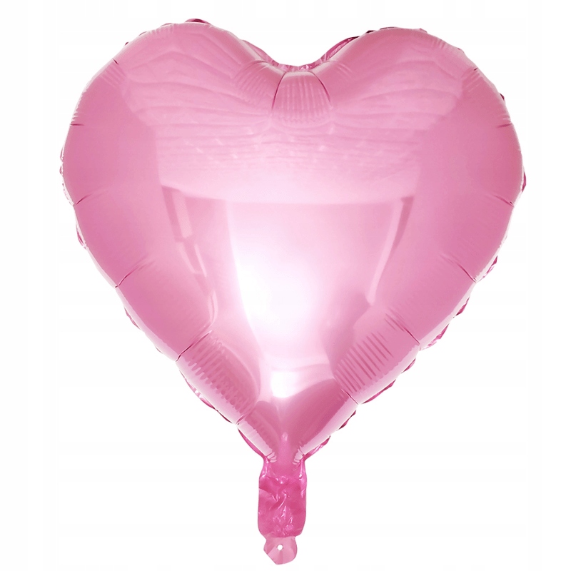 Balon foliowy serce 18 cali 45 cm RÓŻOWY, wesele, chrzest, komunia