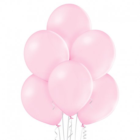 Balon lateksowy RÓŻOWY PASTELOWY, 12 cali, 30cm 10szt