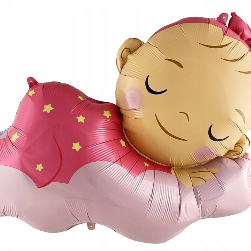 Balon foliowy Baby Girl 67x91 cm Dziewczynka Baby Shower Narodziny