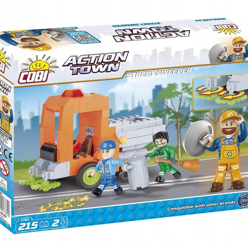 KLOCKI COBI 1784 Zamiatarka Action Town 215 El.
