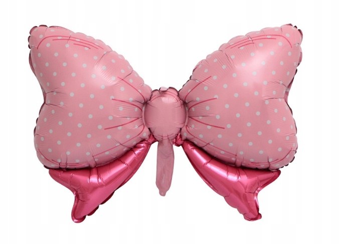 Balon foliowy kokarda 80x48cm, urodziny, prezent
