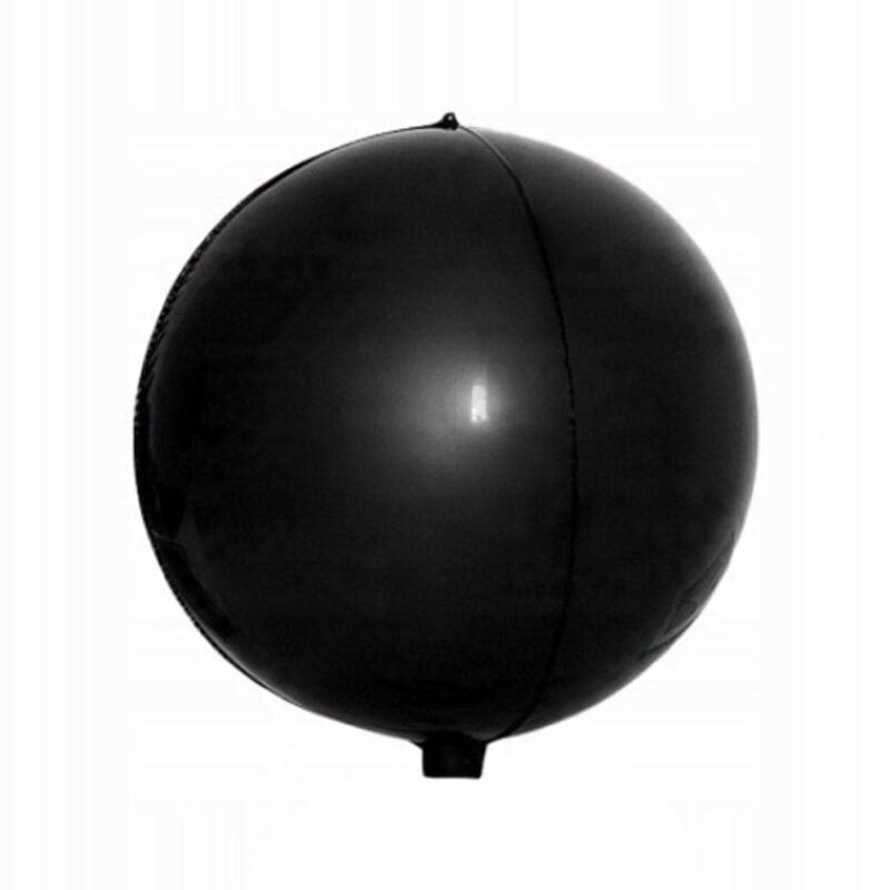 XXL BALON 50" KULA GIGANT 3D CZARNA MEGA WIELKA 120CM