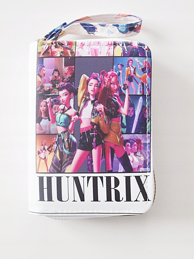 K-POP Demon Hunters Huntrix Rumi Zoey Mira portfel portmonetka wzór 1