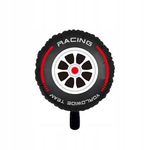 Balon foliowy Koło Opona Racing 45 cm, urodziny, karnawał, formuła 1