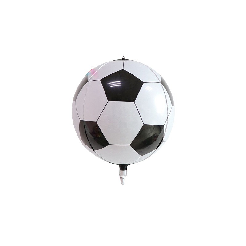 Balon foliowy piłka nożna 4d 55cm, piłka nożna, urodziny, karnawał