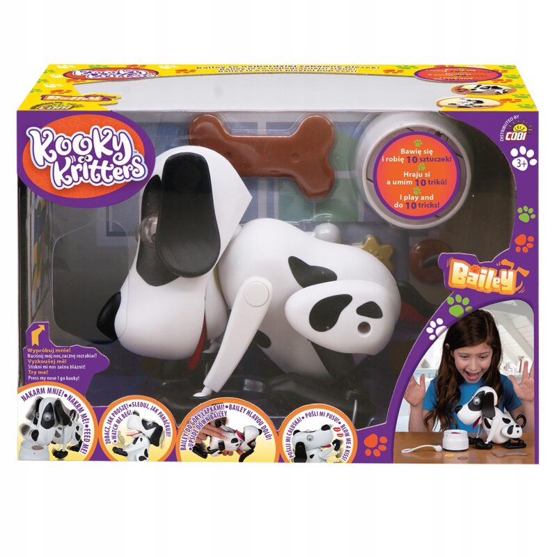 Kooky Kritters Bailey Interaktywny Piesek 51809