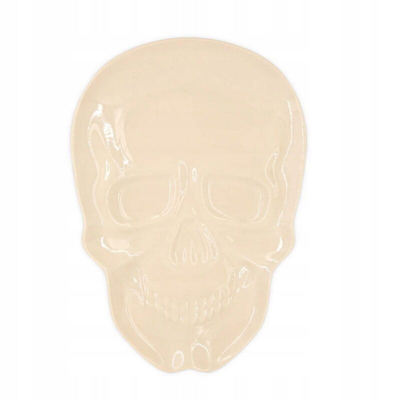 UPIORNY TALERZ CZACHA CZASZKA NA HALLOWEEN 33X23CM