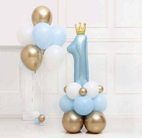 Girlanda balonowa zestaw balonów na roczek 29szt, chłopiec, urodziny