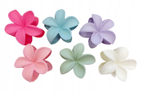 Spinka do włosów kwiat kwiatek duża klamra matowa szczęka Kolor