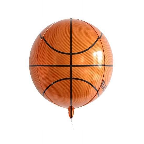 Balon foliowy piłka koszykowa koszykówka 4d 55cm, urodziny, karnawał - obrazek 2