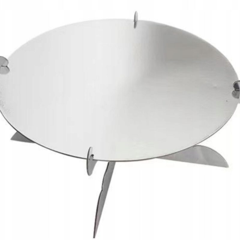Patera na ciasto mufinki tort stojak dekoracja 30 cm SREBRNA