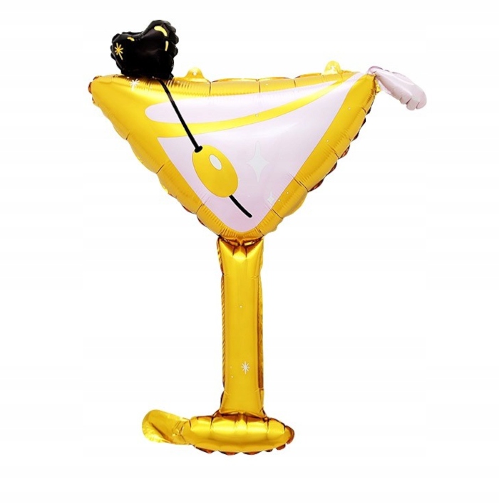 Balon foliowy KIELISZEK 55x80cm IMPREZA PARTY URODZINY