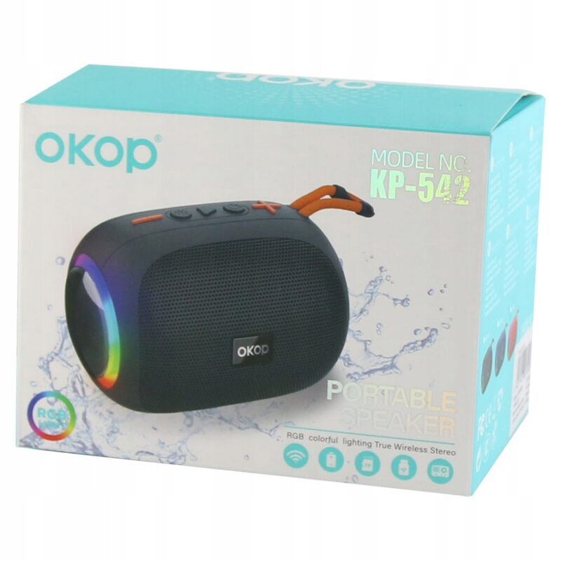 Głośnik BLUETOOTH z radiem głośnik BLUETOOTH przenośny KP-542 15x10