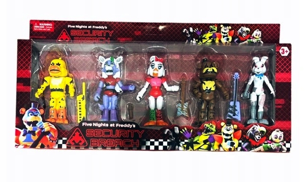 Five Nights at Freddys Security Breachh - 5 figurek